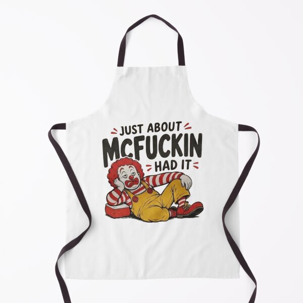 Item preview, Just About McFuckin Had It Funny Tired Clown Sarcastic Burnout Humor designed and sold by roartusa.