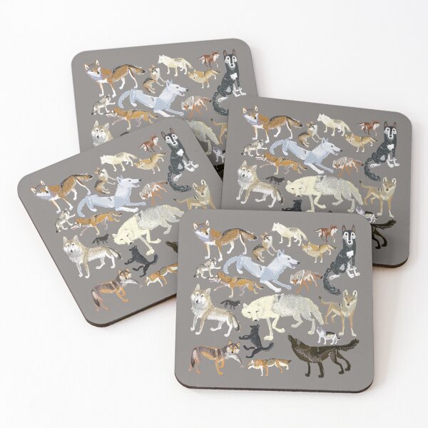 Item preview, Wolves of the world  Grey designed and sold by belettelepink.