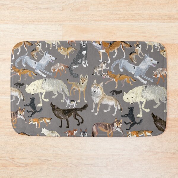 Item preview, Wolves of the world Grey designed and sold by belettelepink.
