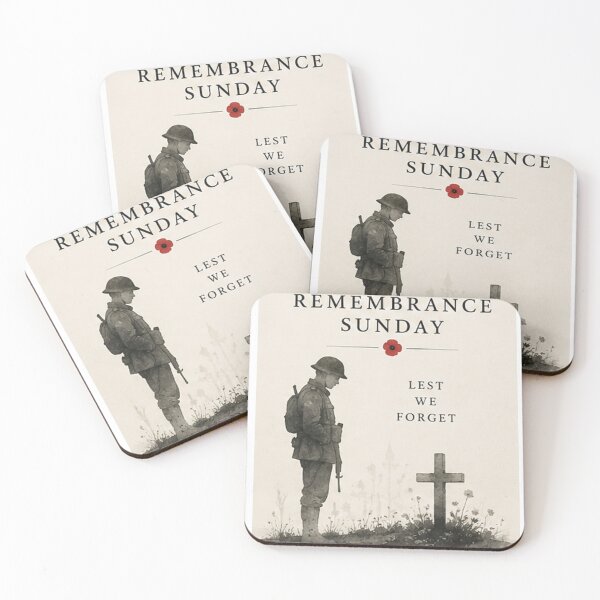 Item preview, Remembrance Sunday Soldier and Cross – Lest We Forget designed and sold by TeikunShop.