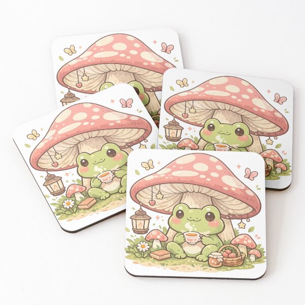 Item preview, Cozy Mushroom Frog designed and sold by unom zinc.