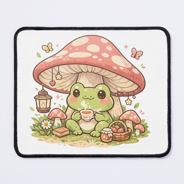 Item preview, Cozy Mushroom Frog designed and sold by unom zinc.