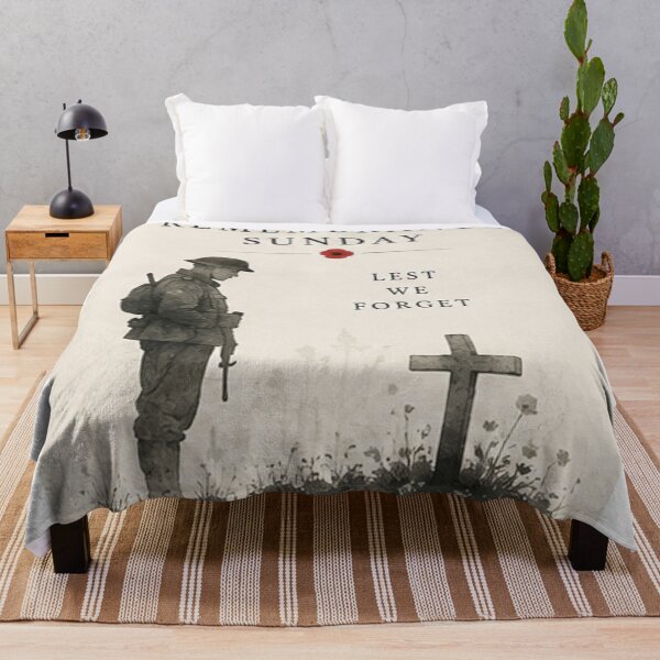 Item preview, Remembrance Sunday Soldier and Cross – Lest We Forget designed and sold by TeikunShop.