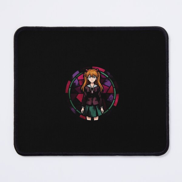 Item preview, Asuka Langley Soryu Neon Genesis Evangelion Stained Glass Video Game Streetwear Tee designed and sold by Senpaiwaves.