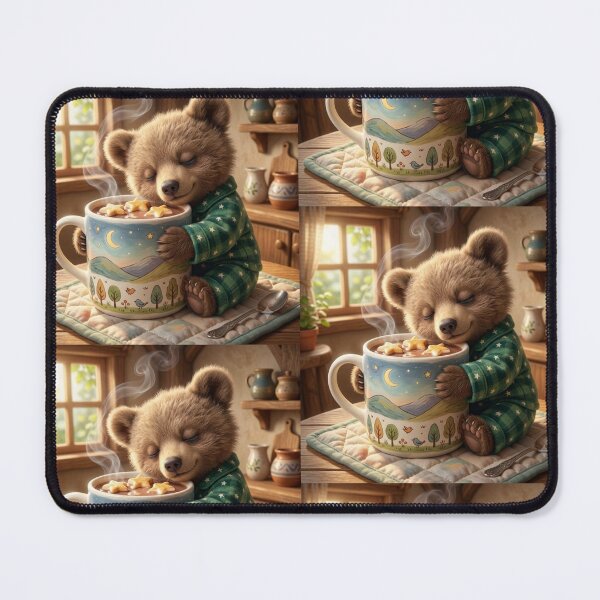 Item preview, Teddy bear hugs hot chocolate. designed and sold by JoyNest = "The nest of joy".
