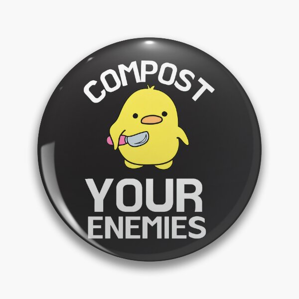 Item preview, Compost Your Enemies Cute Chick Knife Funny designed and sold by flankaocau.