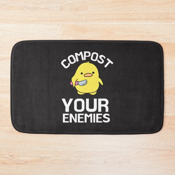 Item preview, Compost Your Enemies Cute Chick Knife Funny designed and sold by flankaocau.