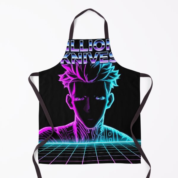 Item preview, Millions Knives Trigun Synthwave Anime Gaming Shirt designed and sold by Senpaiwaves.