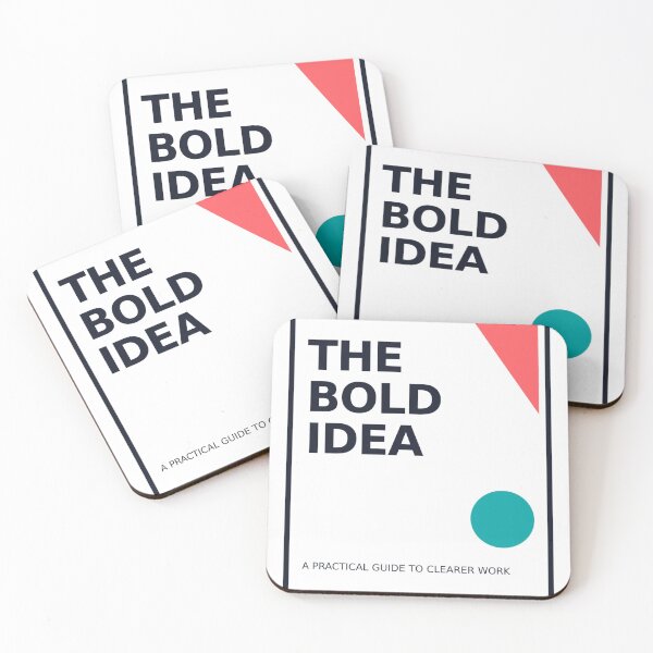 Item preview, The Bold Idea Minimalist Productivity Poster designed and sold by NiloStudio.