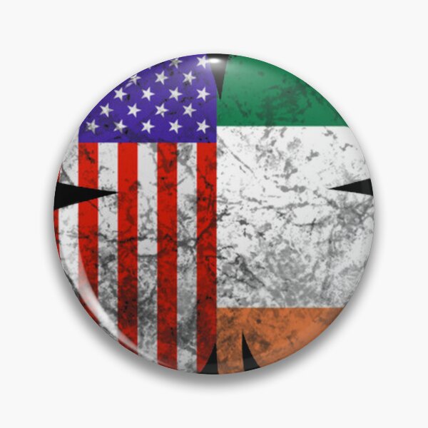 Item preview, Irish American Flag Shamrock designed and sold by Claudia-soli.