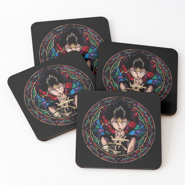 Item preview, Hiei Yu Yu Hakusho Stained Glass Video Game Streetwear Tee designed and sold by Senpaiwaves.