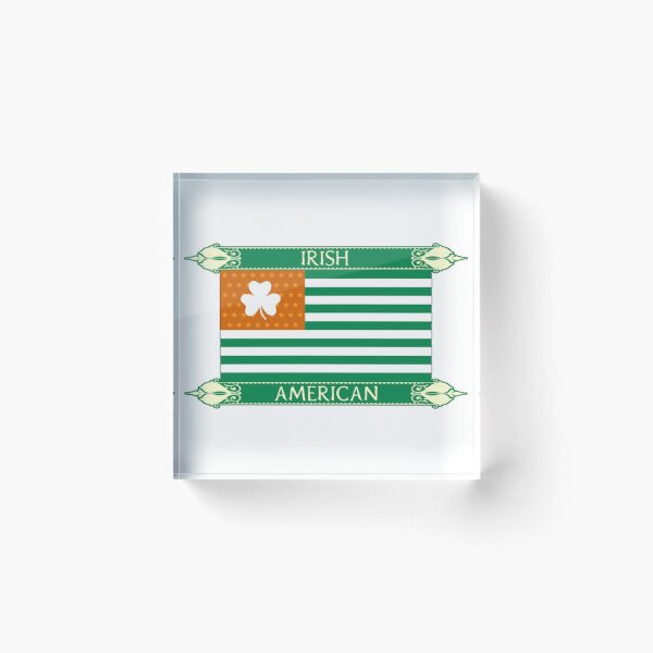 Item preview, Irish American Flag designed and sold by Claudia-soli.