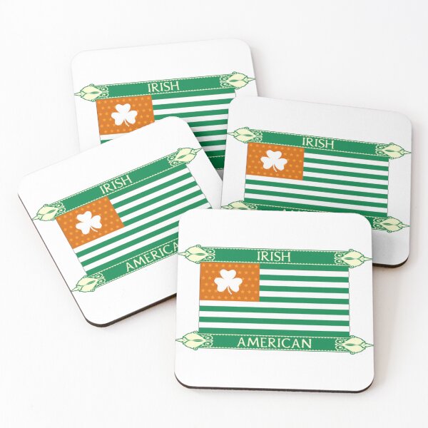 Item preview, Irish American Flag designed and sold by Claudia-soli.