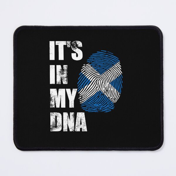 Item preview, Scotland Flag Fingerprint Its In My DNA designed and sold by OfTheNorthCo.