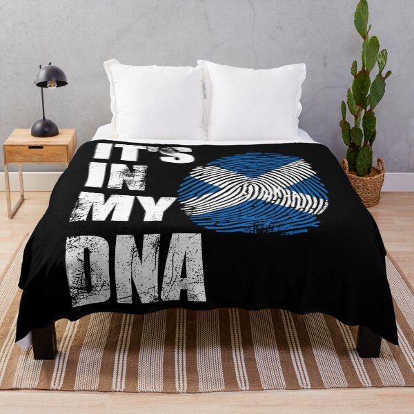 Item preview, Scotland Flag Fingerprint Its In My DNA designed and sold by OfTheNorthCo.
