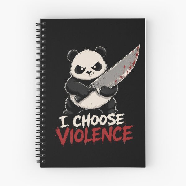 Item preview, I Choose Violence Panda  designed and sold by TheEndDesign.