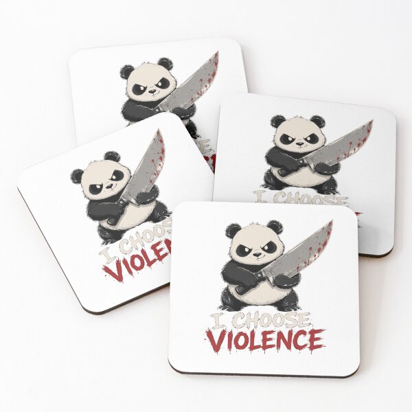 Item preview, I Choose Violence Panda  designed and sold by TheEndDesign.