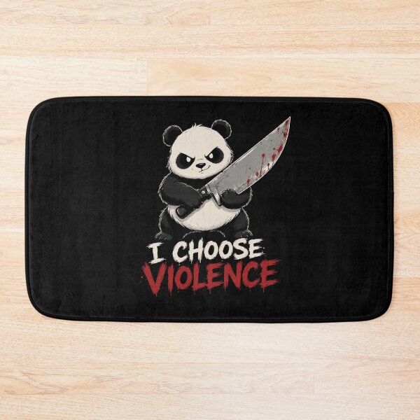 Item preview, I Choose Violence Panda  designed and sold by TheEndDesign.