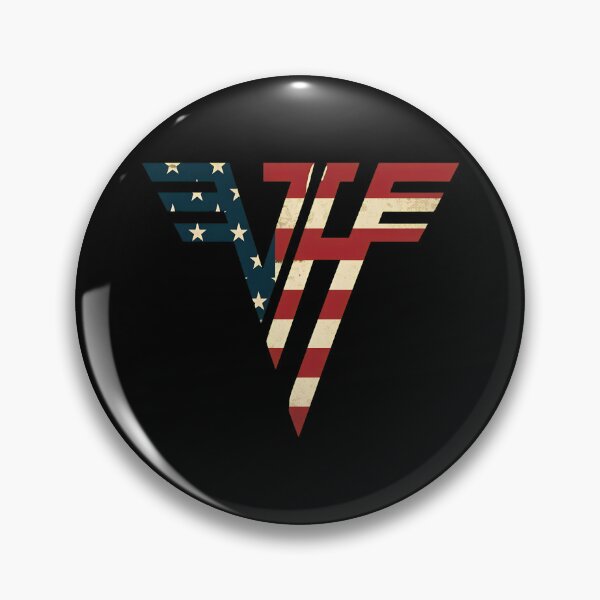 Artikelvorschau, Beschädigte VH-Version mit amerikanischer Flagge, Rockmusik-41 entworfen und verkauft von CuteBots.