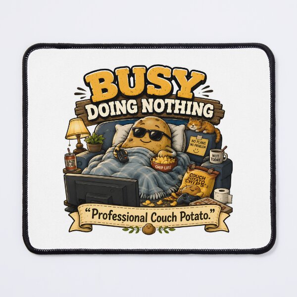 Item preview, Professional Couch Potato – Busy Doing Nothing Funny Potato Food Design designed and sold by Snackwear Apparel.