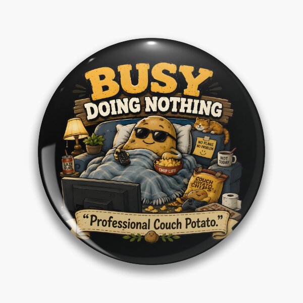 Item preview, Professional Couch Potato – Busy Doing Nothing Funny Potato Food Design designed and sold by Snackwear Apparel.