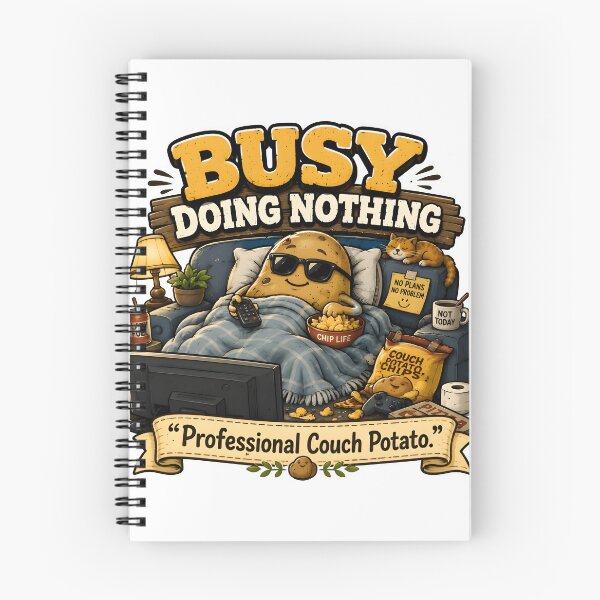 Item preview, Professional Couch Potato – Busy Doing Nothing Funny Potato Food Design designed and sold by Snackwear Apparel.