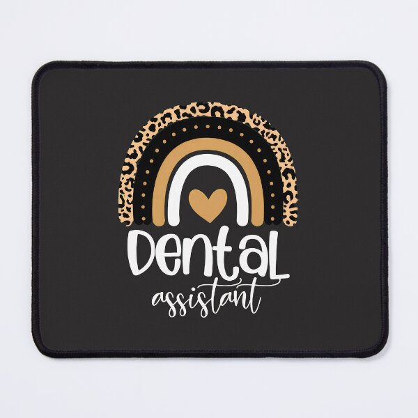 Item preview, Dental Assistant Rainbow Leopard Heart Graphic designed and sold by flankaocau.