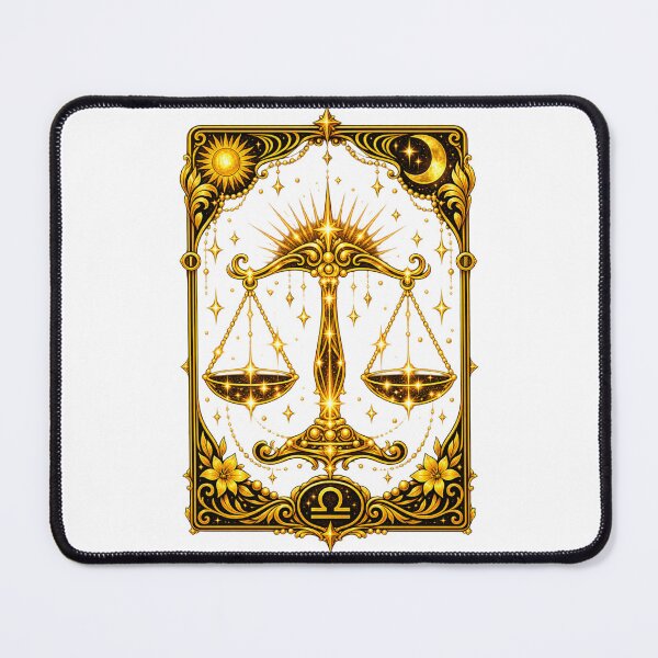 Item preview, Golden Celestial Libra designed and sold by unom zinc.