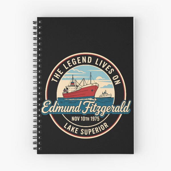 Item preview, Edmund Fitzgerald Legend Lives On Lake Superior Ship-78 designed and sold by CuteBots.