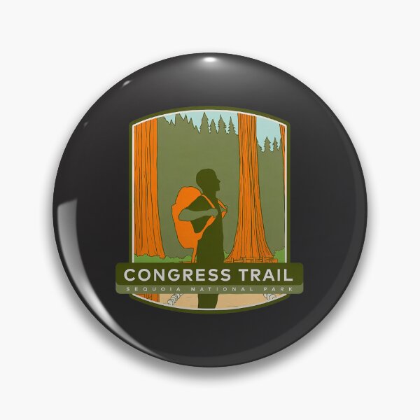 Item preview, Congress Trail Sequoia National Park Retro Hiking Graphic designed and sold by flankaocau.