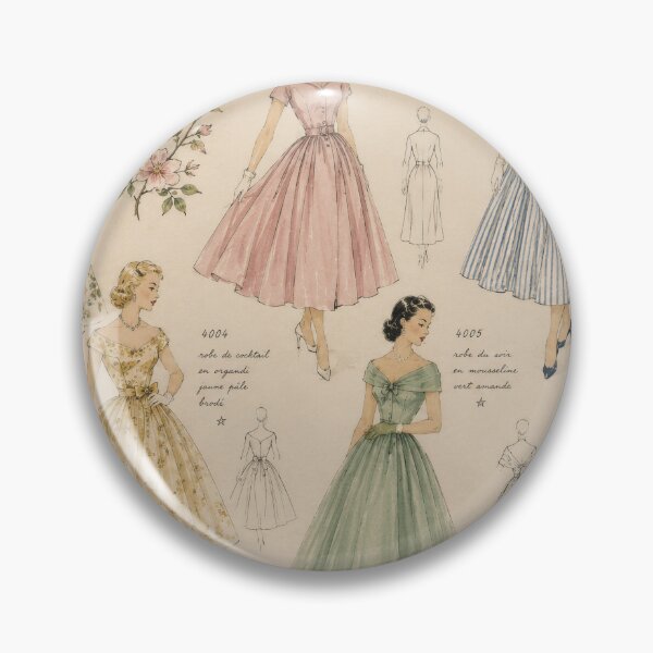 Item preview, Spring Fashion 1954 – Vintage 1950s Women’s Fashion designed and sold by GildedPagesCo.