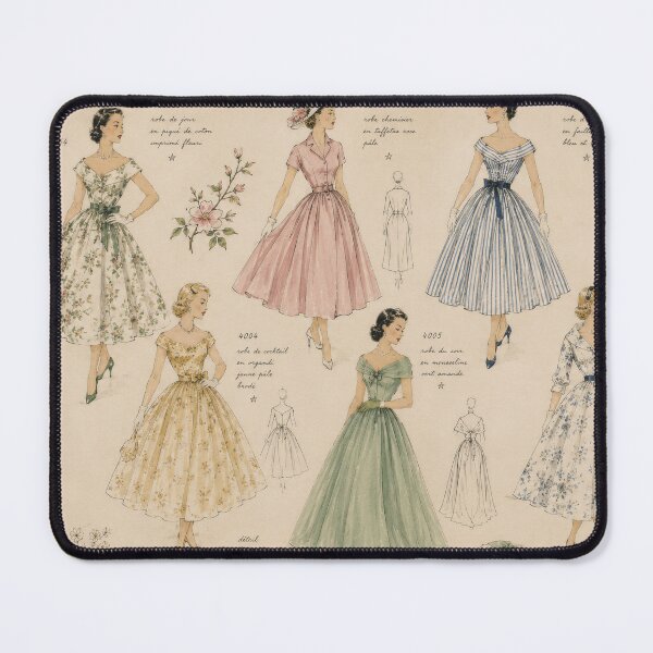 Item preview, Spring Fashion 1954 – Vintage 1950s Women’s Fashion designed and sold by GildedPagesCo.
