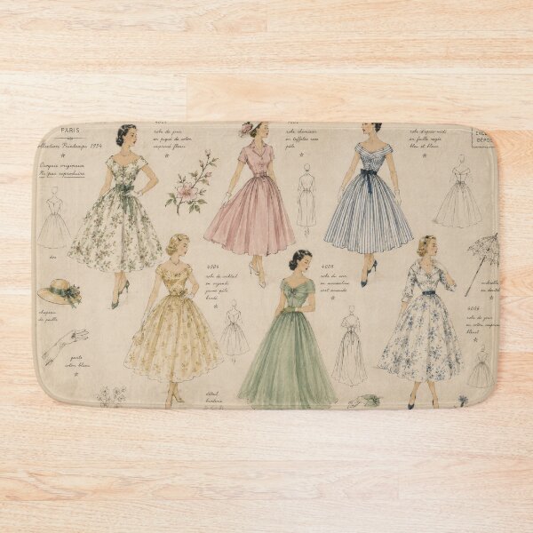 Item preview, Spring Fashion 1954 – Vintage 1950s Women’s Fashion designed and sold by GildedPagesCo.