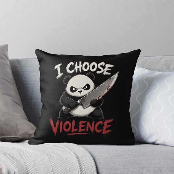 Item preview, I Choose Violence Panda  designed and sold by TheEndDesign.