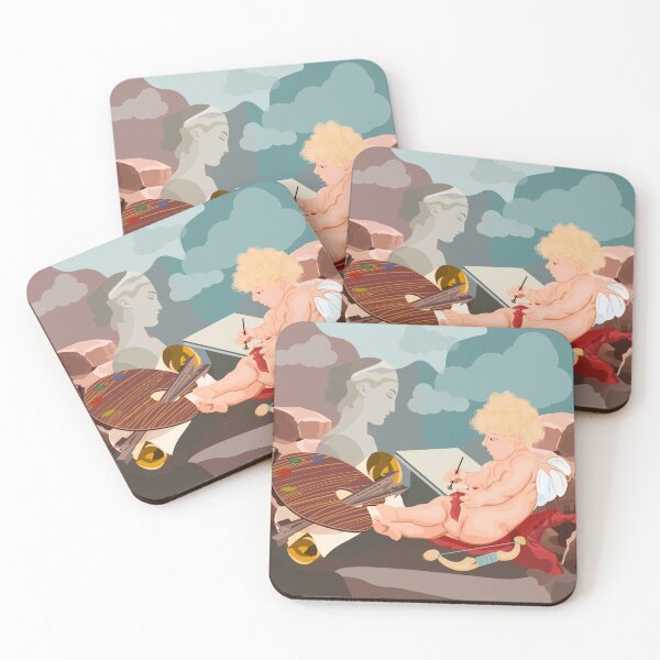 Item preview, Cupid paints a picture designed and sold by Zhanna Lenivaya.