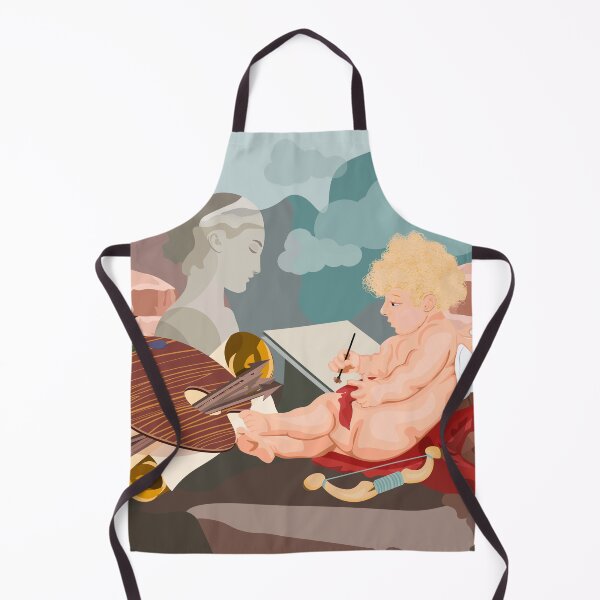 Item preview, Cupid paints a picture designed and sold by Zhanna Lenivaya.
