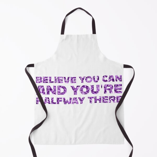 Item preview, "Believe You Can And You're Halfway There" Inspirational Quote Purple Triangular Mosaic Design designed and sold by DymondDesigns.