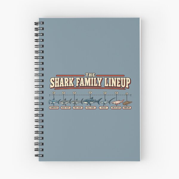 Item preview, Shark Species Lineup for Marine Biology Fans designed and sold by POD DYNASTY | Original Print On Demand T-Shirt Graphics.