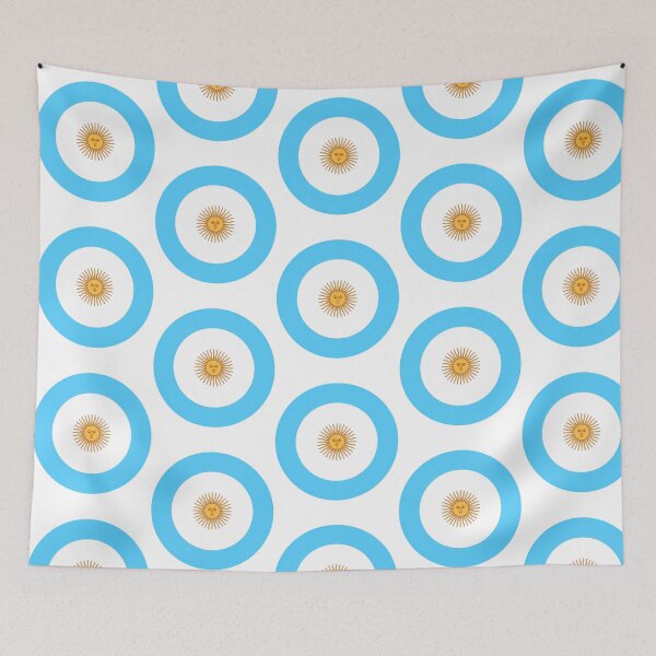 Item preview, Argentina Retro Mod Roundel designed and sold by randleharoldss.