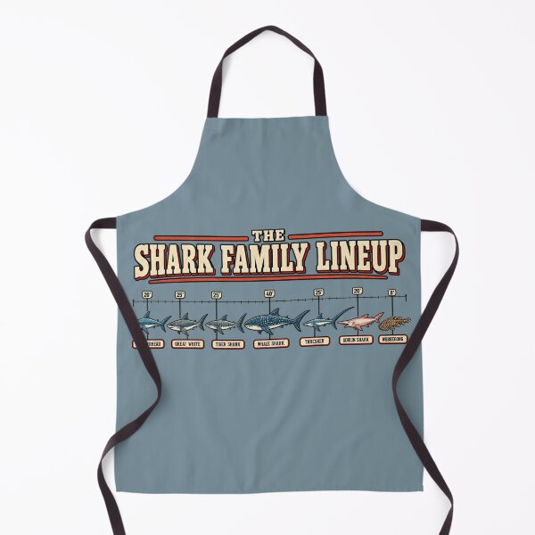 Item preview, Shark Species Lineup for Marine Biology Fans designed and sold by POD DYNASTY | Original Print On Demand T-Shirt Graphics.