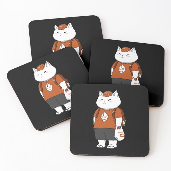 Item preview, Shiro Neko - Kawaii Japanese Cat Art designed and sold by OohMyHoomies.