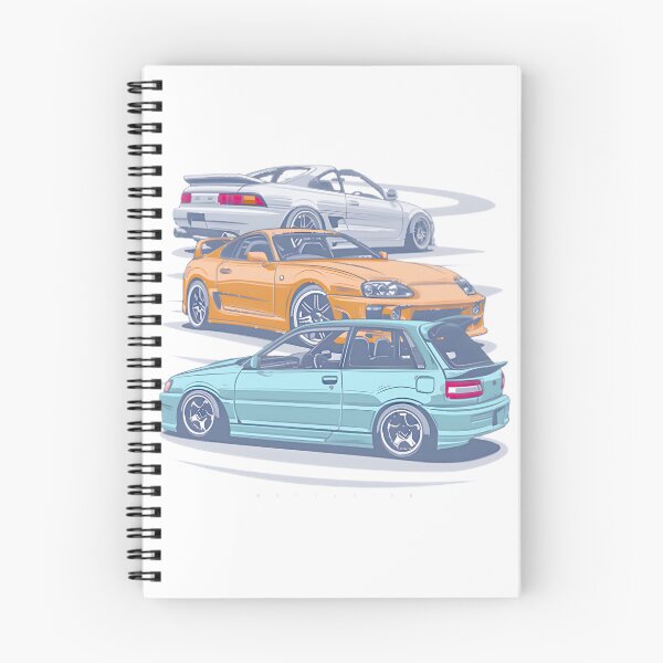 Item preview, Classic Toyota Jdm Trio: Starlet, Supra, And Mr2 Sports Car LIMITED EDITION designed and sold by Hamoumi.