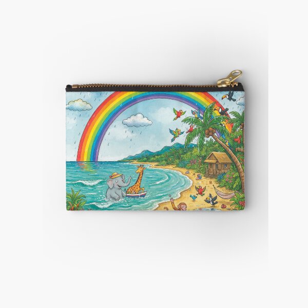 Item preview, Rainbow On A Tropical Beach designed and sold by Home Decor Art.