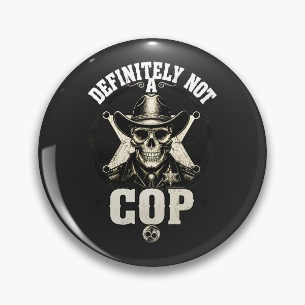 Item preview, Definitely Not A Cop Badge Magnifying Glass Humor designed and sold by flankaocau.