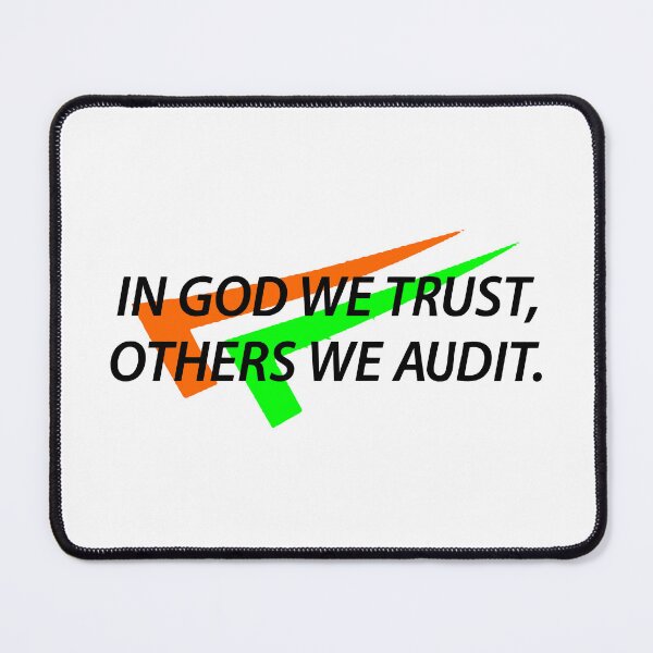 Item preview, In God We Trust, Others We Audit designed and sold by Shopeon Designs.