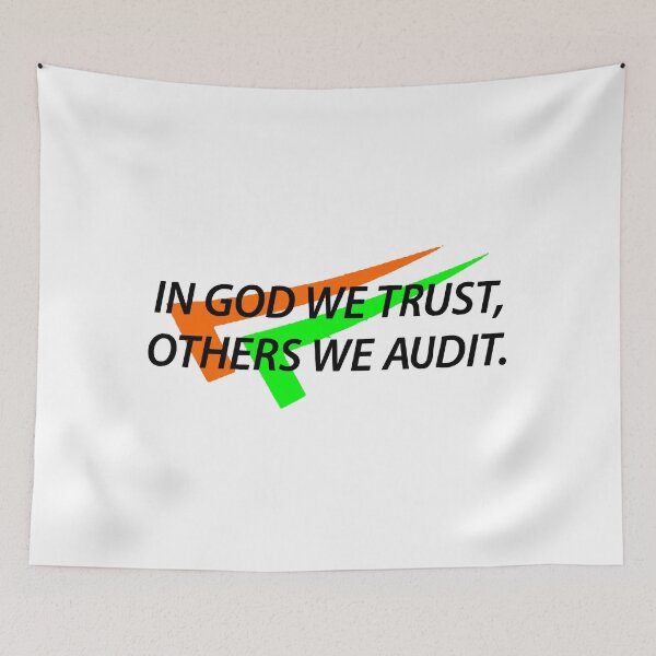 Item preview, In God We Trust, Others We Audit designed and sold by Shopeon Designs.