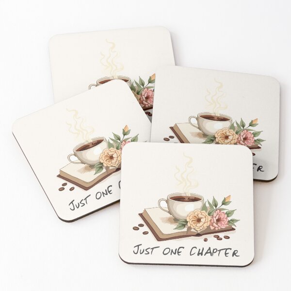 Item preview, Just One More Chapter Floral Book Teacup Reader Gift designed and sold by Joshbrowny.