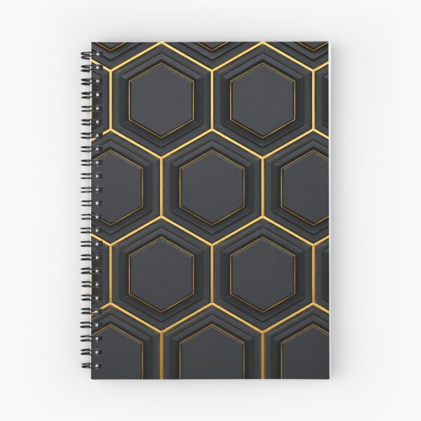 Item preview, Black & Gold Geometric Hexagon Pattern – Luxury Modern Abstract designed and sold by Punch-E415.