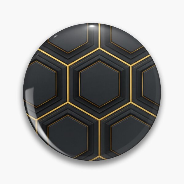 Item preview, Black & Gold Geometric Hexagon Pattern – Luxury Modern Abstract designed and sold by Punch-E415.