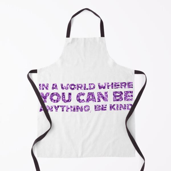 Item preview, "In A World Where You Can Be Anything, Be Kind" Inspirational Quote Purple Triangular Mosaic Design designed and sold by DymondDesigns.